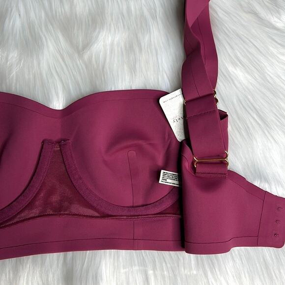 Free People Naomi Dried Rose Longline Bra - Picture 5 of 9